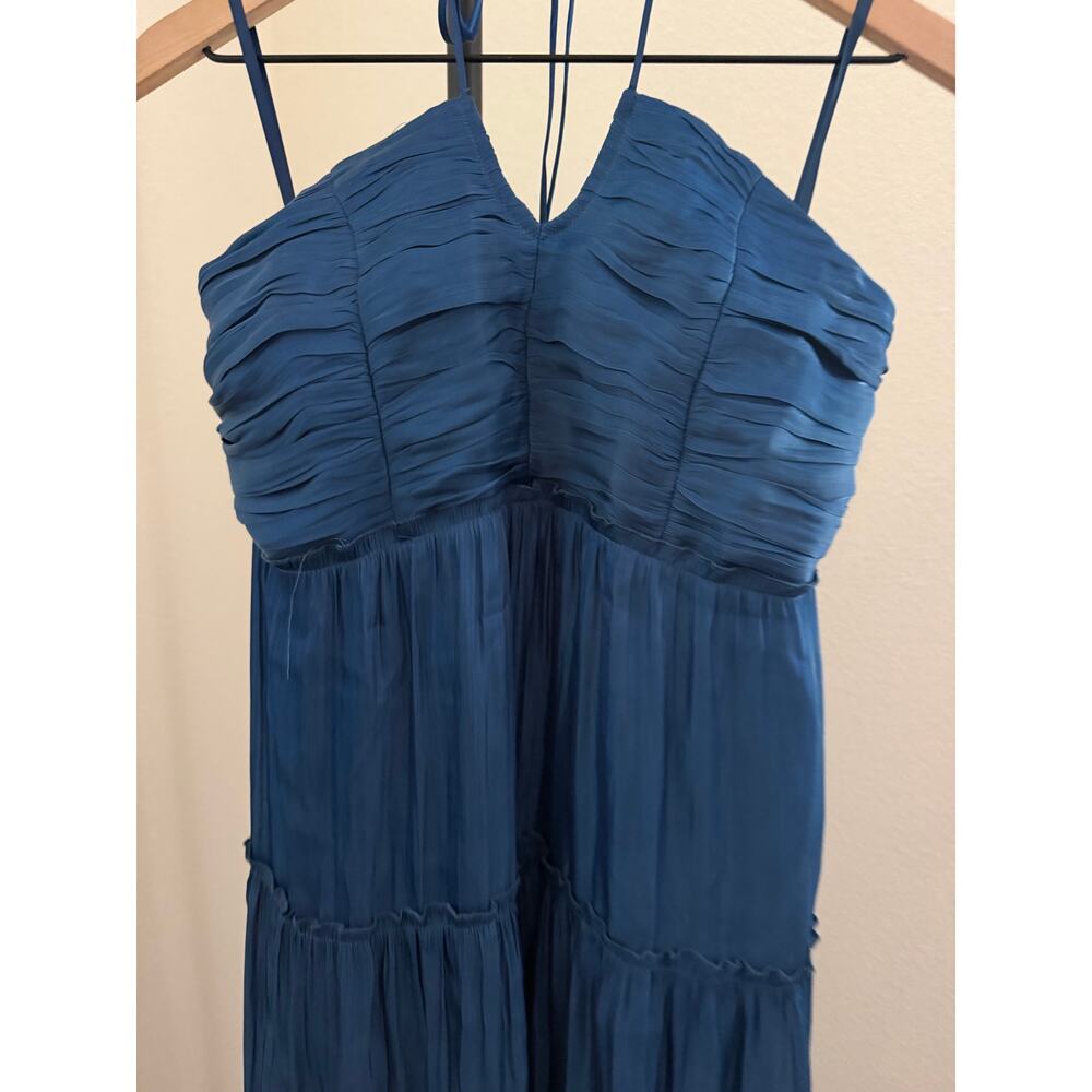 $172 New O.P.T east navy blue midi dress sz M - Picture 6 of 10